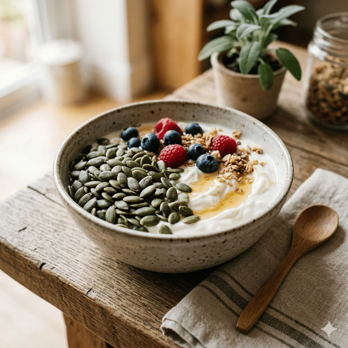 เมล็ดฟักทอง แหล่งแมกนีเซียมสูง